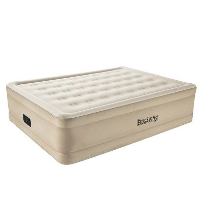 Надувная велюровая кровать Bestway 69024 203х152х51 см