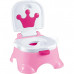 Дитячий музичний горщик "Королівський трон" Baby Potty (Рожевий, Зелений)