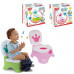 Дитячий музичний горщик "Королівський трон" Baby Potty (Рожевий, Зелений)