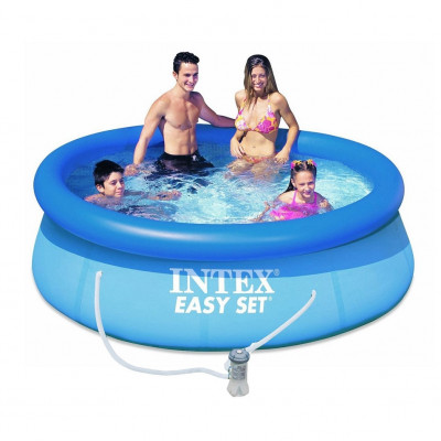Надувной бассейн Intex 28112 Серия Easy Set 244 x 76 см + насос 
