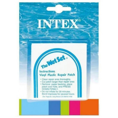 Ремкомплект Самоклейки Intex 59631, розмір 7 х 7 см, 6 шт