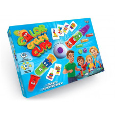 Игра настольная "Color Crazy Cups" (игра собери колпачки по цвету быстрее всех)