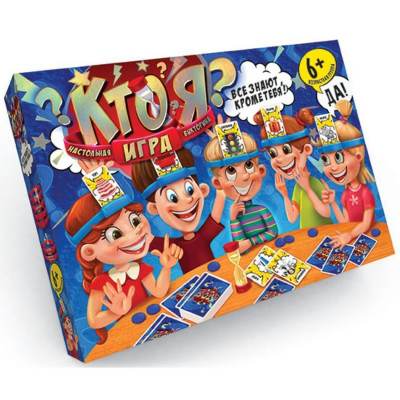 Настільна гра Хто Я? Danko toys велика