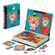 Магнитная книга-игра Magnetic book (Стилист, клоун) Магнитная книга-игра Magnetic book (Стилист, клоун)