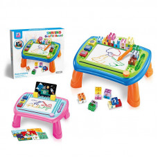 Игровой столик 2 цвета, магнитная доска для рисования