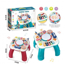 Игровой столик: подсветка, мелодии, пальчиковый лабиринт, 2 цвета