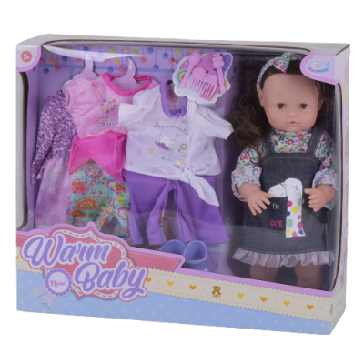 Пупс с нарядами Warm Baby арт. 05081-2