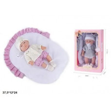 Пупс на гарній пелюшці з аксесуарами висота 33 см 00799B A-Toys (00799B)
