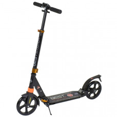 Самокат алюминиевый двухколесный Best Scooter (Черный)