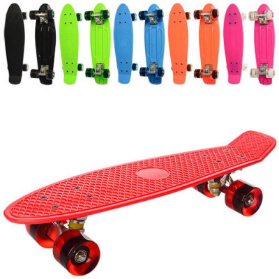 Скейт Penny board MS 0848-1 (Пенни борд) 55.5-14.5 см, разные цвета