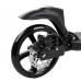 Самокат двухколесный "Best Scooter" 56196, белый, колеса PU, d переднего колеса 230мм, d заднего колеса 200мм, 2 амортизатора, дисковый тормоз