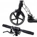 Самокат двоколісний "Best Scooter" 92228, чорний, колеса PU, d переднього колеса 230мм, d заднього колеса 200мм, 2 амортизатора, дискові гальма