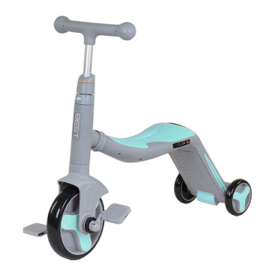 Самокат 3в1 Best Scooter - самокат-велобег-велосипед, світло, 8 мелодій (JT 10181)