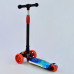 Самокат триколісний UL 10233 S Best Scooter з підсвічуванням платформи і коліс