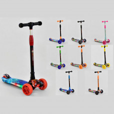 Самокат трехколесный UL 10233 S Best Scooter с подсветкой платформы и колес Самокат трехколесный UL 10233 S Best Scooter с подсветкой платформы и колес