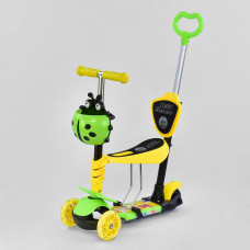 Самокат 5в1 трехколесный Best Scooter с подсветкой платформы и колес