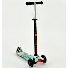 Самокат 3-х колесный Best Scooter MAXI 1398 Бирюза