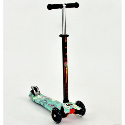 Самокат 3-х колесный Best Scooter MAXI 1398 Бирюза