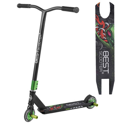 Самокат трюковый Best Scooter HIC-система - Зеленый (24544)