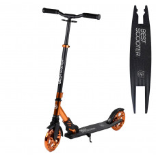 Самокат двухколесный "Best Scooter", амортизатор. колеса PU 180 мм, до 100 кг, 40388