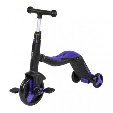 Самокат 3в1 Best Scooter - самокат-велобег-велосипед, свет, 8 мелодий (JT 30304)