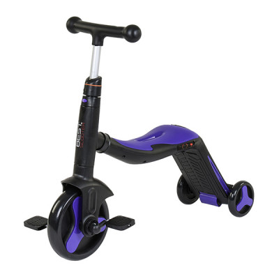 Самокат 3в1 Best Scooter - самокат-велобег-велосипед, свет, 8 мелодий (JT 30304)
