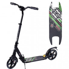 Самокат алюминиевый складной Best Scooter (Черный с зеленым) Самокат алюминиевый складной Best Scooter (Черный с зеленым)
