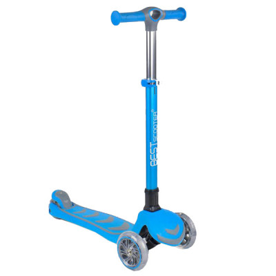 Самокат трехколесный Best Scooter - складной (Голубой)