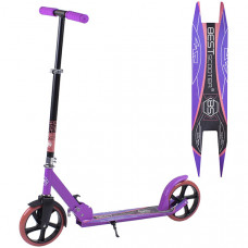 Детский двухколесный складной самокат Best Scooter (Фиолетовый) Детский двухколесный складной самокат Best Scooter (Фиолетовый)