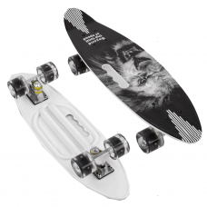 Скейт Пенни борд "Лев" доска=60 см, колёса PU, светятся, d=6см 45220 "Best Board" Скейт Пенни борд "Лев" доска=60 см, колёса PU, светятся, d=6см 45220 "Best Board"