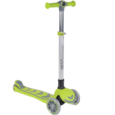 Самокат триколісний Best Scooter - складаний (Салатовий)