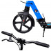 Двухколесный самокат 55587 "Best Scooter", Дисковый тормоз, колеса - 20 см PU, 2 амортизатора, синий