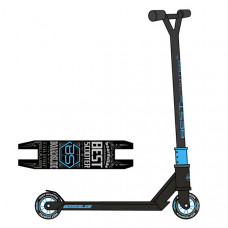 Самокат трюковый Best Scooter (Черный с синим)