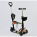 Самокат 5в1 Best Scooter 61080 Абстракция с подсветкой платформы и колес Самокат 5в1 Best Scooter 61080 Абстракция с подсветкой платформы и колес