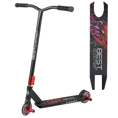 Самокат трюковый Best Scooter HIC-система - Красный (66487)