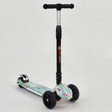 Самокат 3-х колесный Best Scooter 7101 светящиеся колеса Самокат 3-х колесный Best Scooter 7101 светящиеся колеса