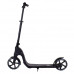 Самокат двухколесный 72378 "Best Scooter" цвет черный, колеса PU - 20 см, широкий велосипедный руль, новый зажим руля