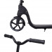 Самокат двухколесный 72378 "Best Scooter" цвет черный, колеса PU - 20 см, широкий велосипедный руль, новый зажим руля