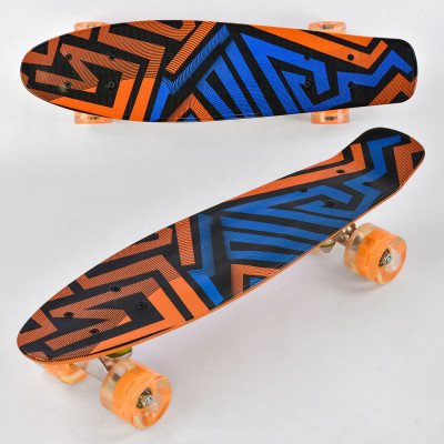 Скейт F 7620 Penny board дошка-55см, з світяться колесами