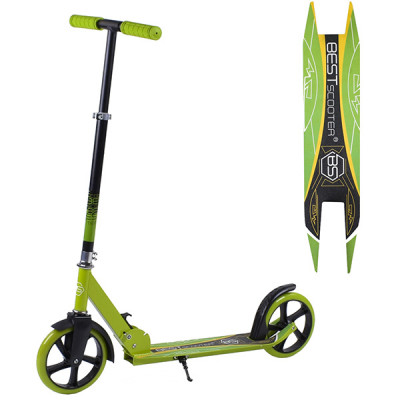 Дитячий двоколісний складаний самокат Best Scooter (Салатовий)