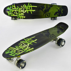 Скейт F 9160 Penny board дошка-55см, з світяться колесами Скейт F 9160 Penny board дошка-55см, з світяться колесами