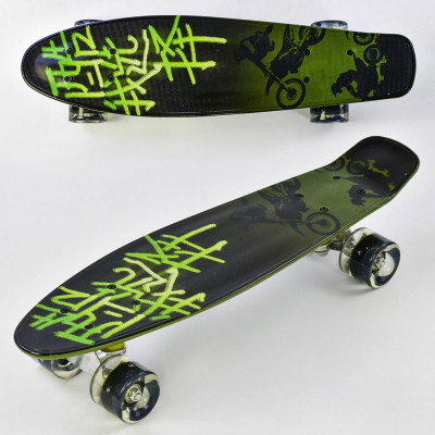 Скейт F 9160 Penny board дошка-55см, з світяться колесами