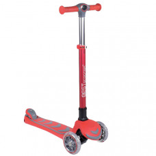 Самокат трехколесный Best Scooter - складной (Красный) Самокат трехколесный Best Scooter - складной (Красный)
