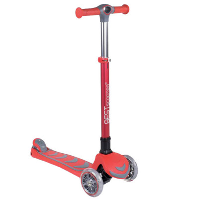Самокат триколісний Best Scooter - складаний (Червоний)