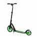 Самокат двухколесный "Best Scooter" 52266, зеленый, колеса PU - переднее 23 см, заднее - 20 см, 1 амортизатор, широкий руль, зажим руля