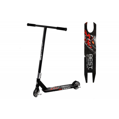 Самокат трюковой Best Scooter CB-00387, HIC-система, ПЕГИ, алюминиевый диск и дека, колёса PU, d=110мм, ширина руля - 54 см