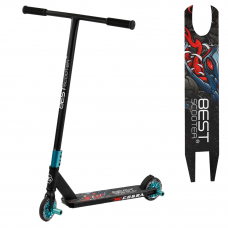 Самокат трюковой Best Scooter CB-00633, HIC-система, ПЕГИ, алюминиевый диск и дека, колёса PU, d=110мм, ширина руля - 54 см