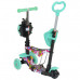 Детский самокат 5в1 Best Scooter Абстракция (Бирюзовый)