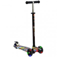 Самокат Best Scooter Maxi Мульт (Чорний) Самокат Best Scooter Maxi Мульт (Чорний)