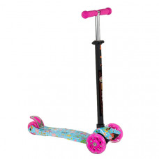 Самокат Best Scooter Maxi Graffiti (Розово-голубой) Самокат Best Scooter Maxi Graffiti (Розово-голубой)